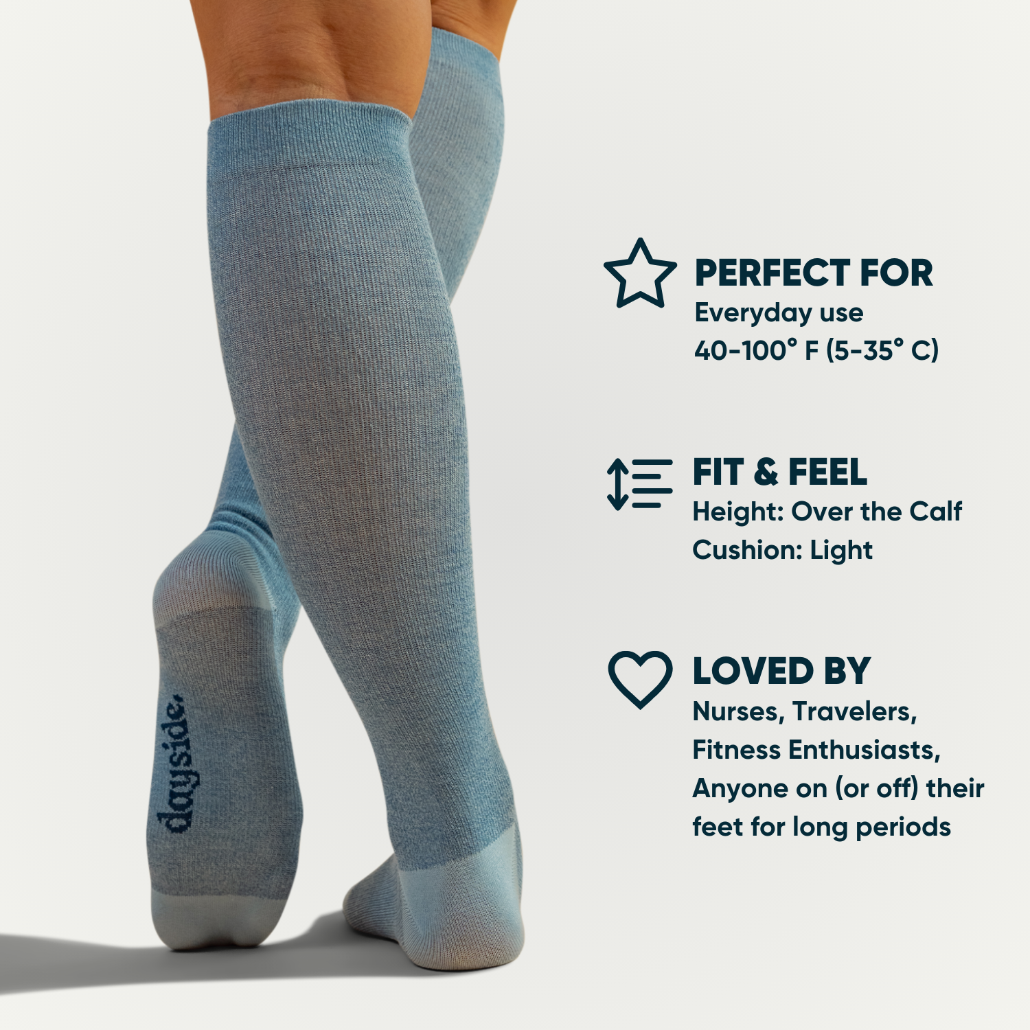 Blue Breeze Compression Socks