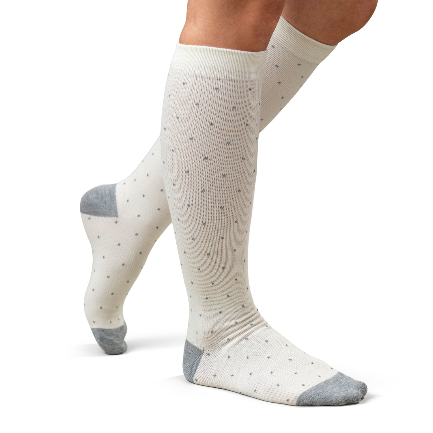 Off-White Dot Compression Socks