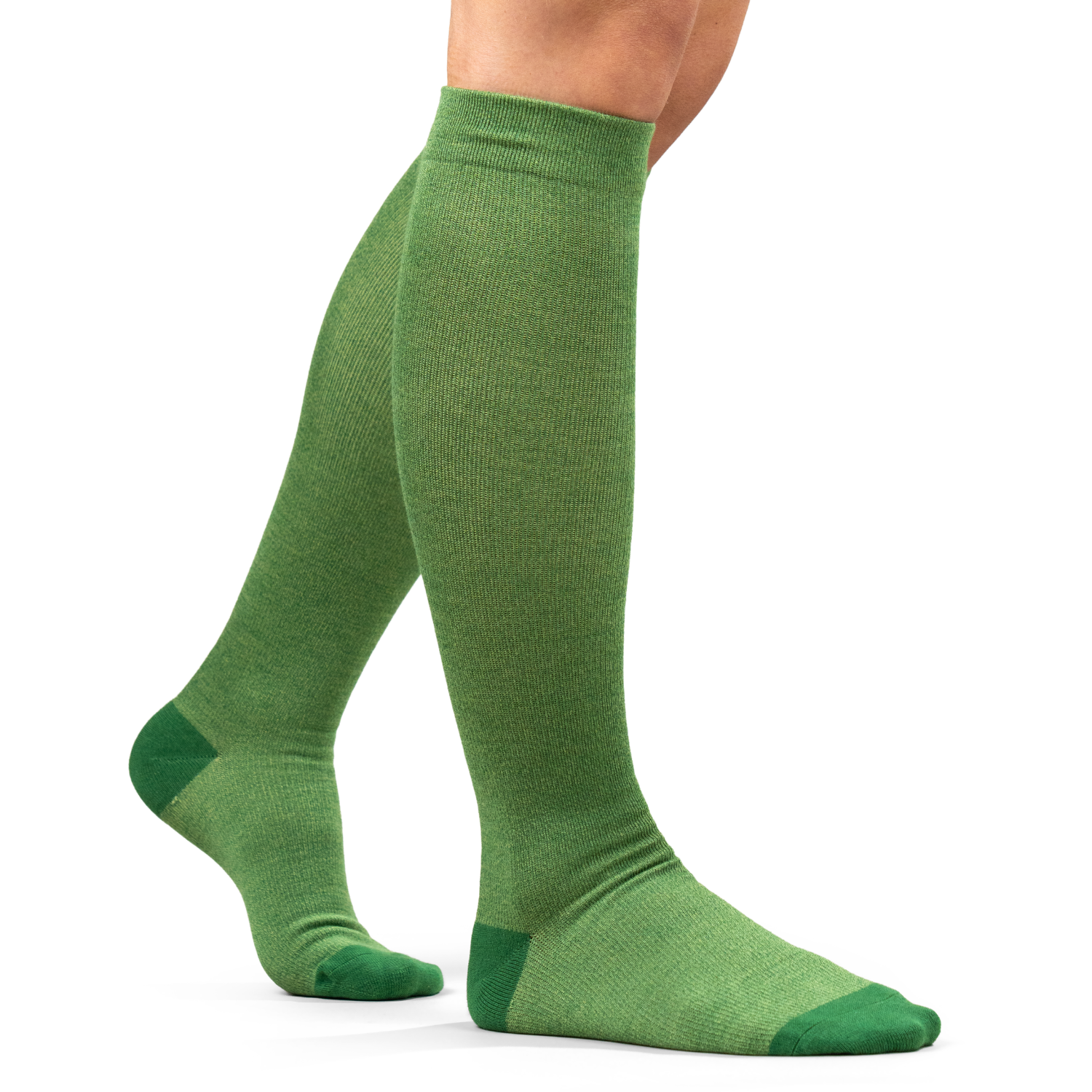 Pine Spiral Compression Socks