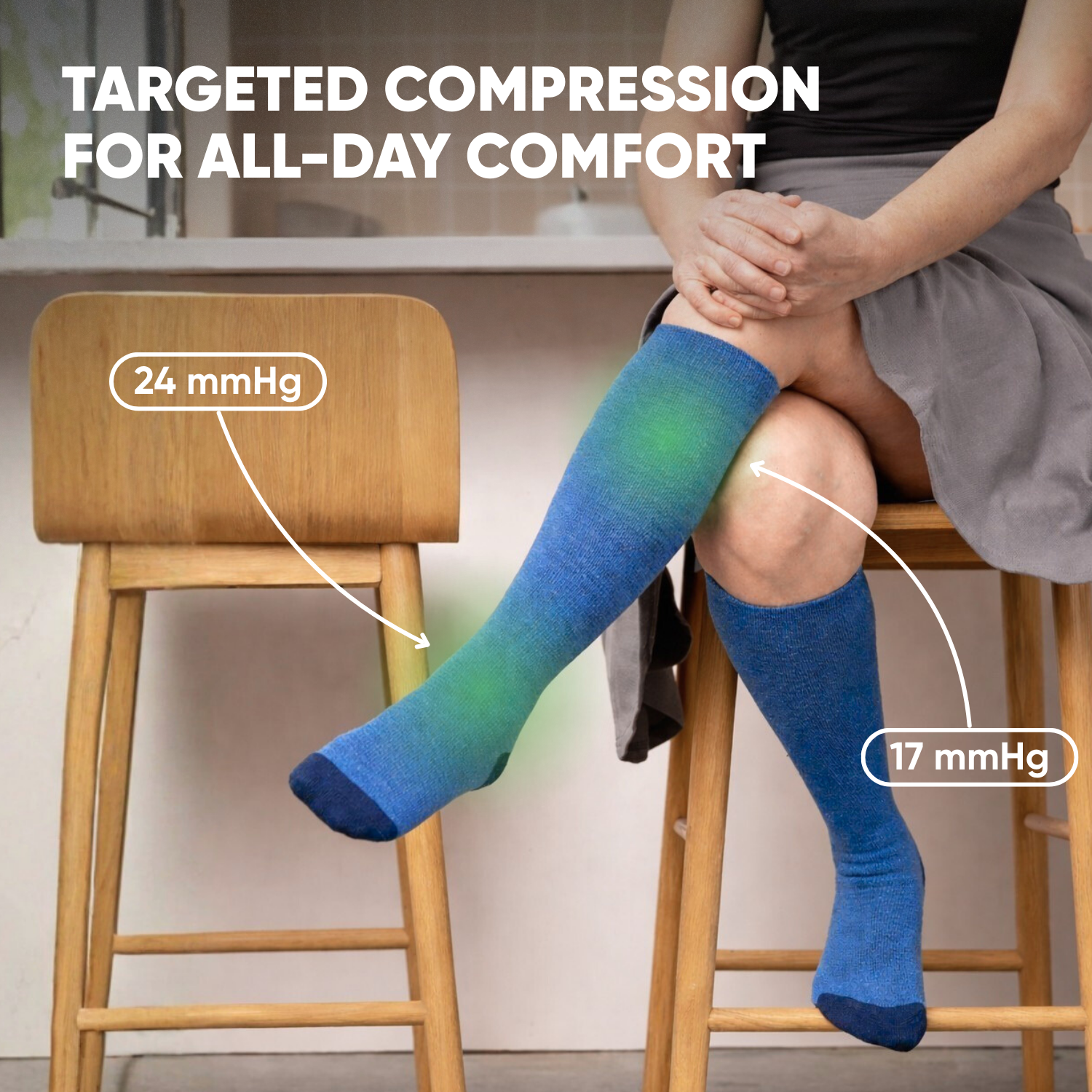 Tide Spiral Compression Socks