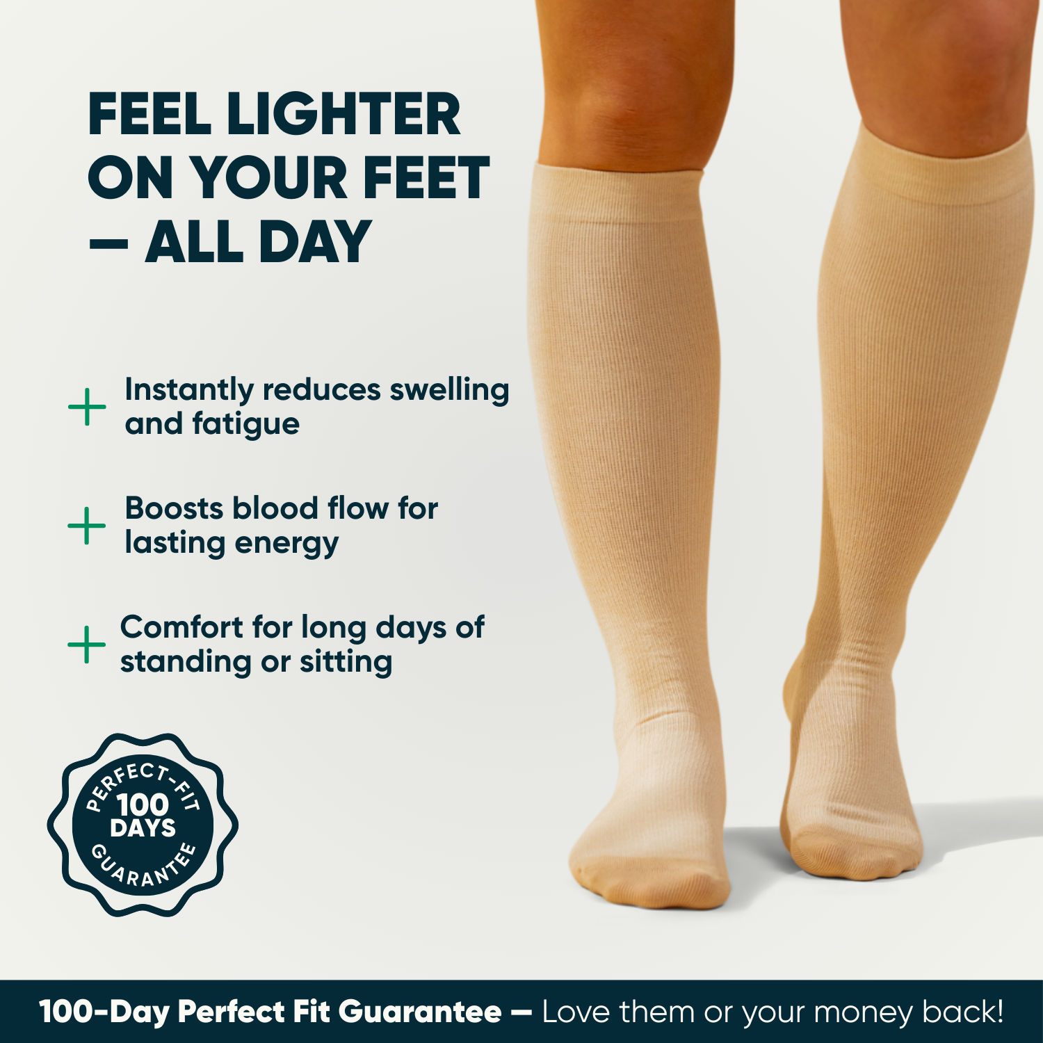 Sand Swirl Compression Socks