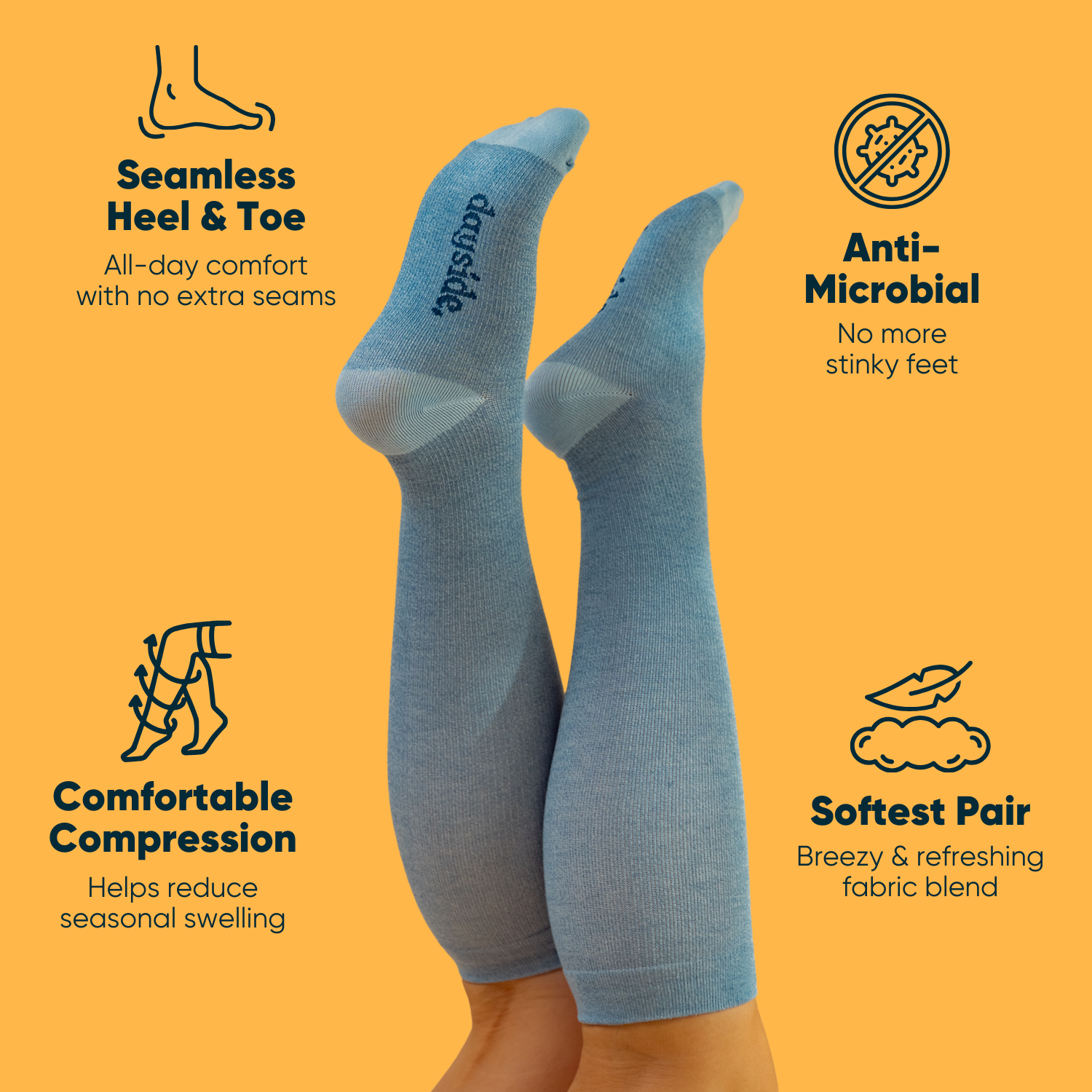 Blue Breeze Compression Socks