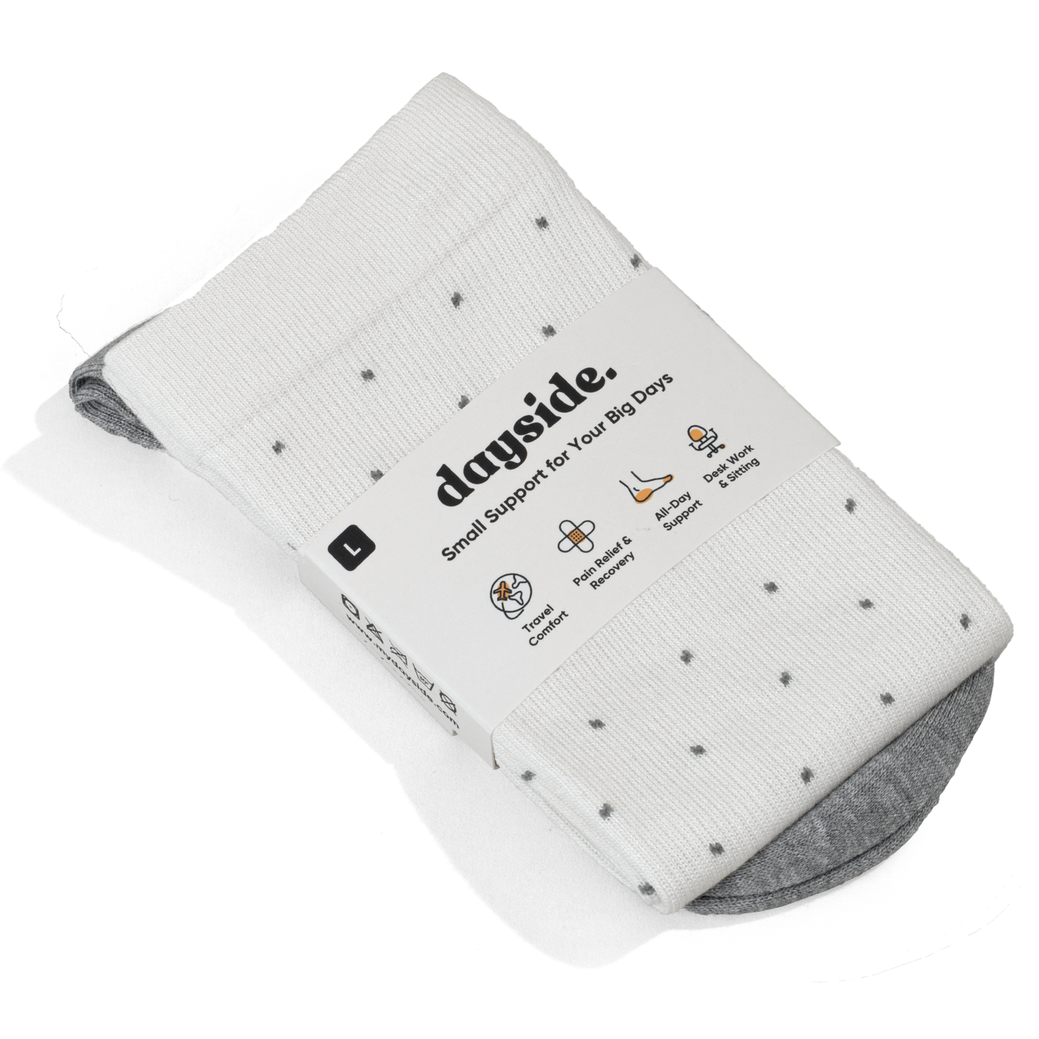 Off-White Dot Compression Socks