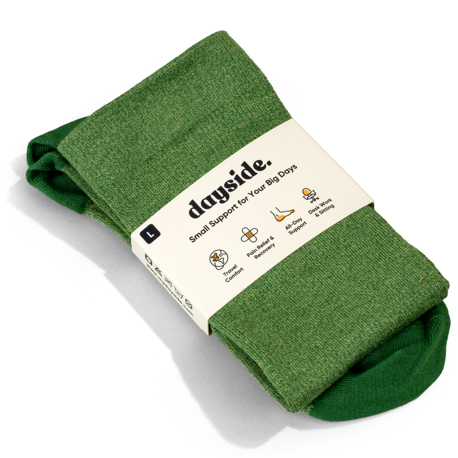 Pine Spiral Compression Socks