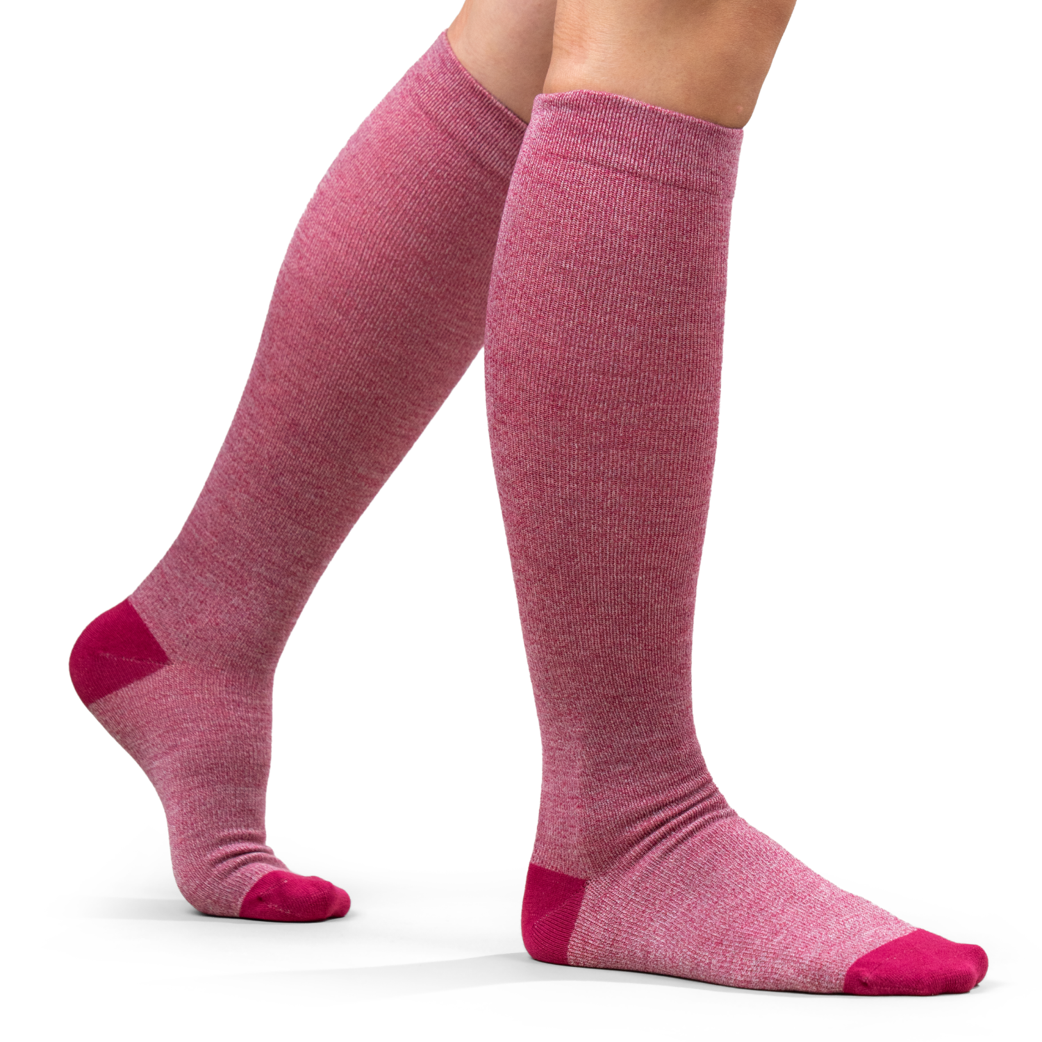 Ruby Spiral Compression Socks