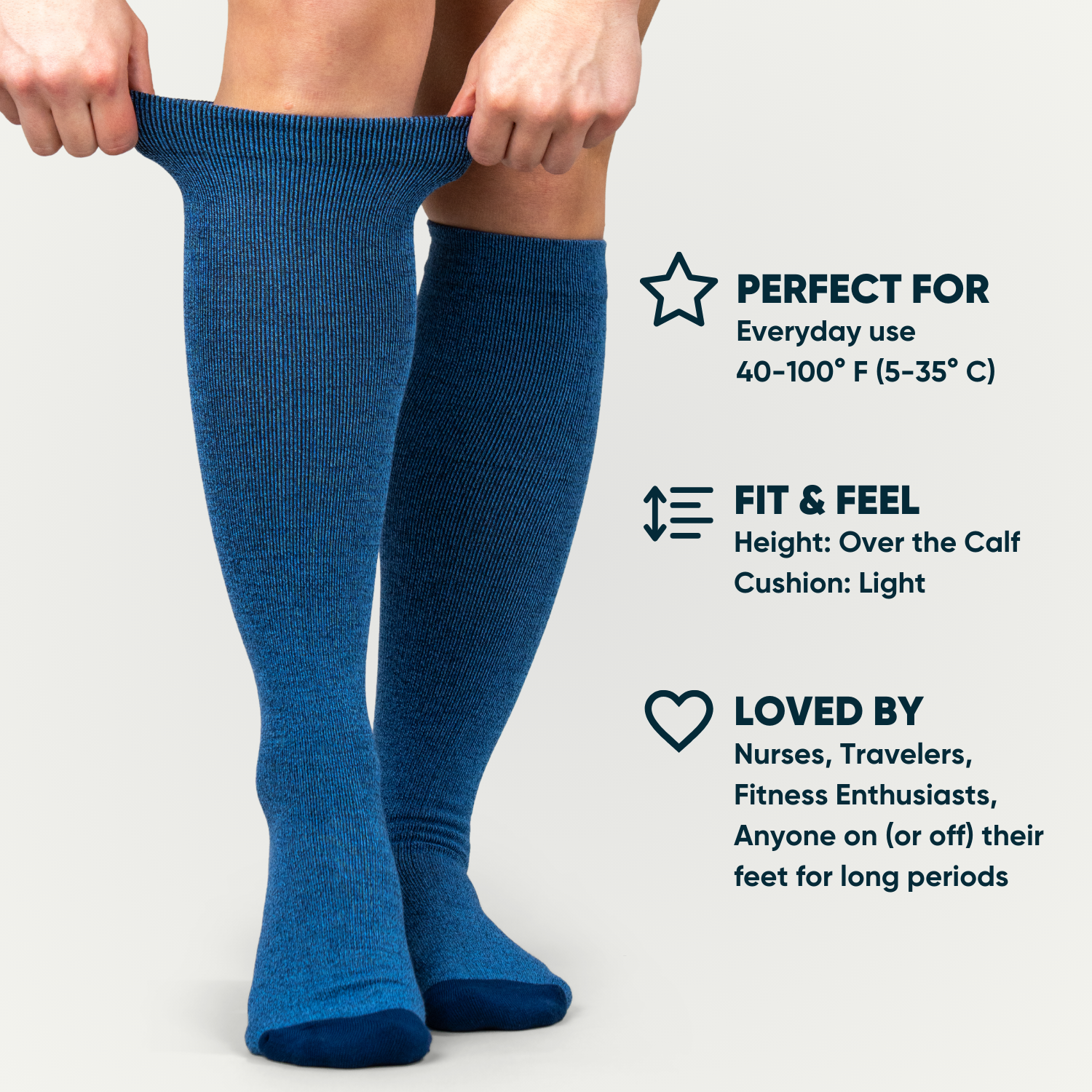 Tide Spiral Compression Socks
